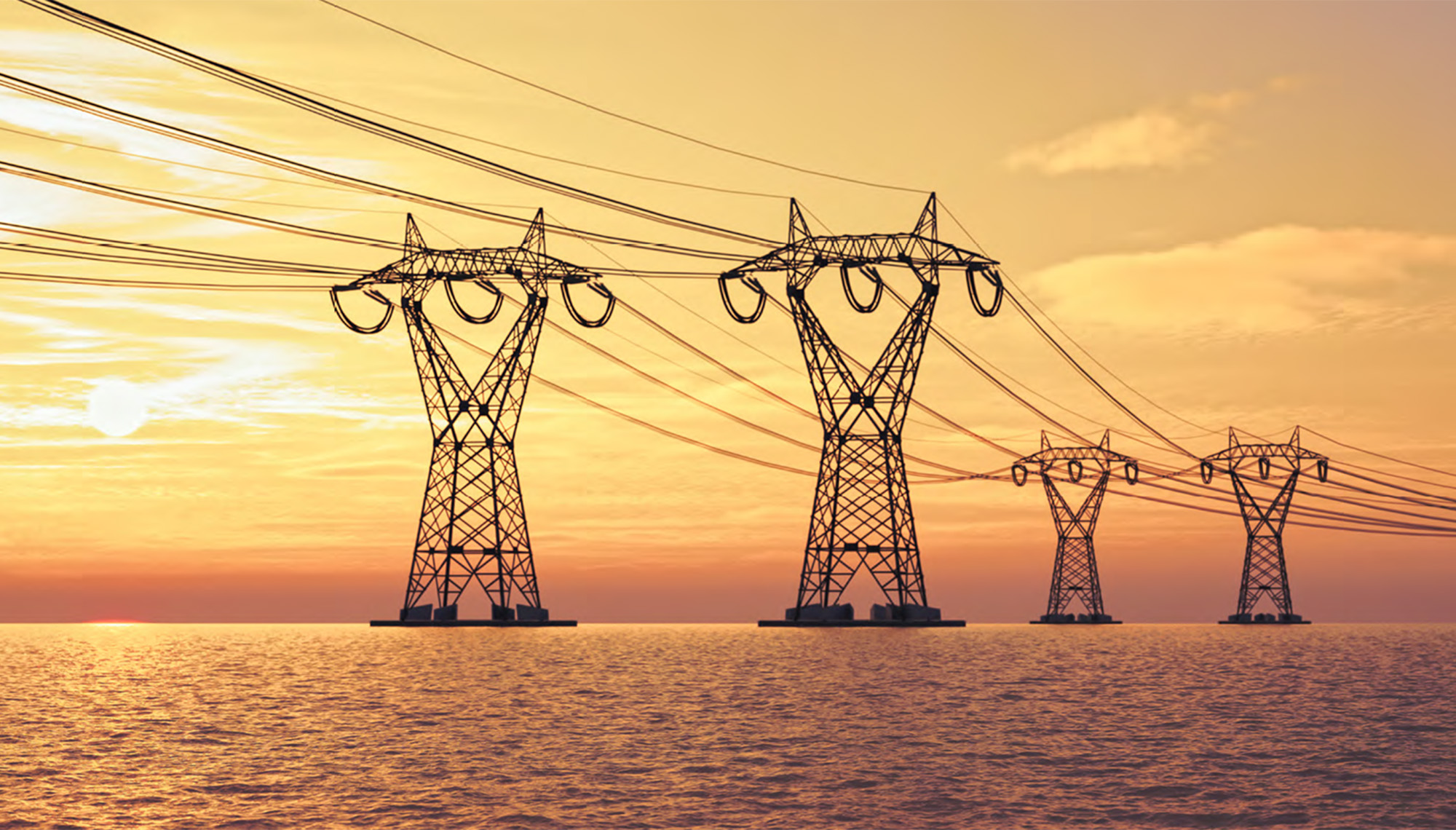 high voltage equipmet in sea setting